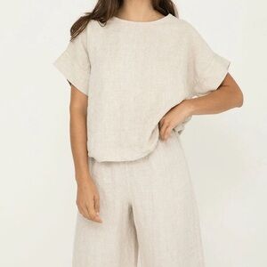 Elizabeth Suzann Georgia Linen Tee, OSM